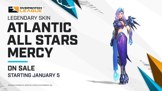 Overwatch League Atlantic All Stars Mercy skin.