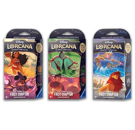 Disney Lorcana: The First Chapter starter decks