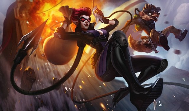 Evelynn skin in League of Legends.