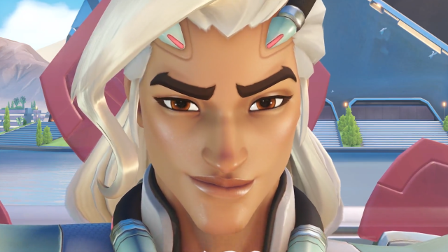 Lifeweaver smiles in Overwatch 2.