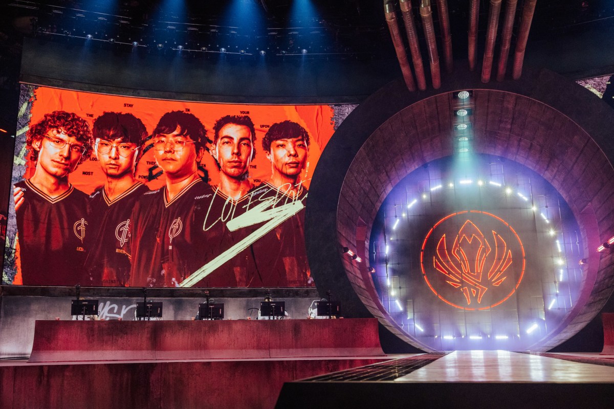 The MSI 2023 stage.