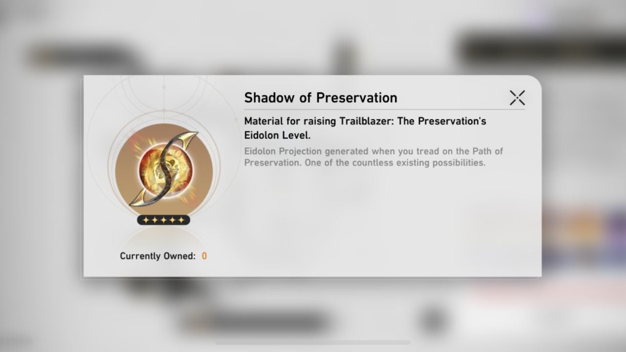 Fire Trailblazer Eidolon Honkai Star Rail Shadow of Preservation