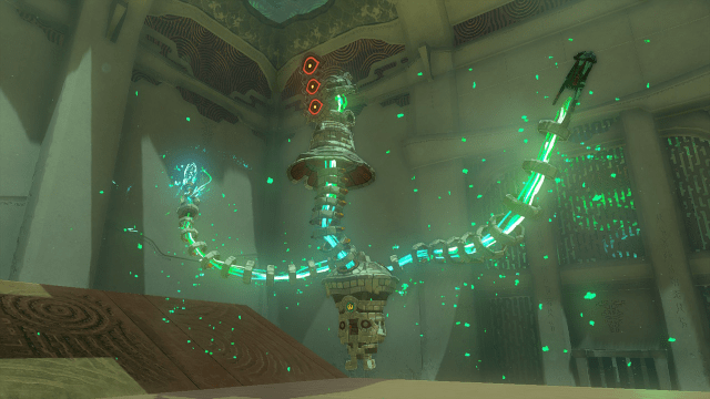 Construct inside Yamiyo Shrine in Zelda: Tears of the Kingdom