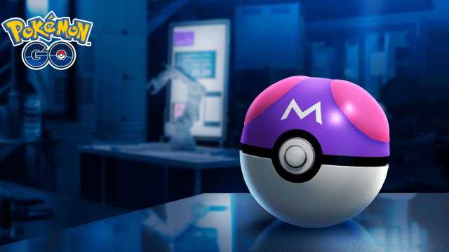 The Master Ball in Pokémon Go.