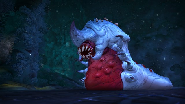 The Blood God G'huun lingers in its prison underneath Uldir in World of Warcraft.