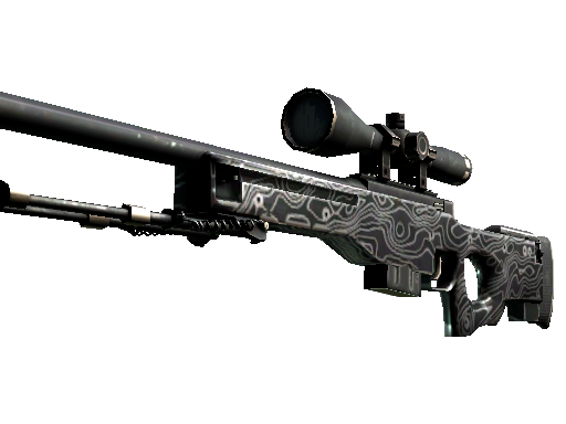 AWP Black Nile skin in CS:GO.