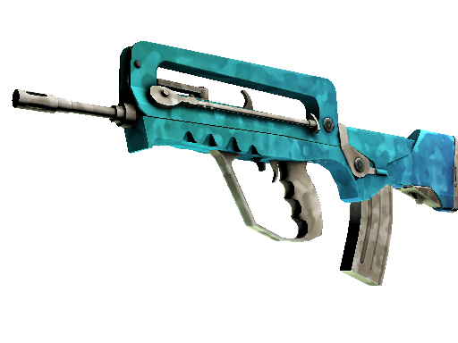 FAMAS Waters of Nephthys skin in CS:GO.