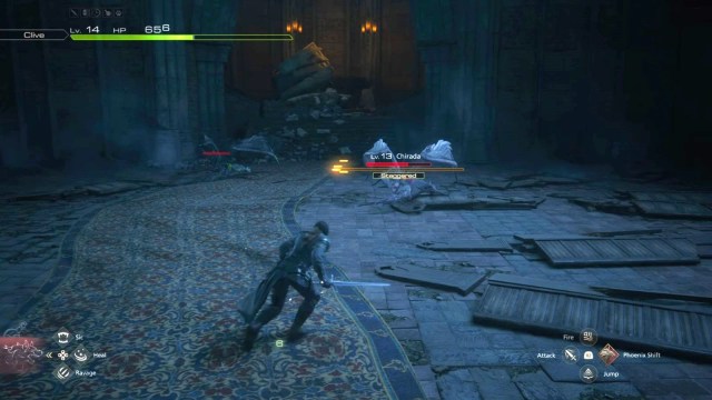 Chirad and Suparna staggered in Final Fantasy 16.