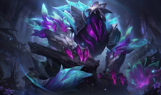 Elderwood Rek'Sai Splash art