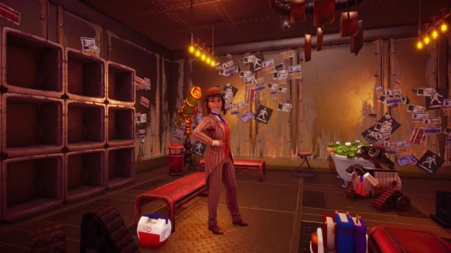 The player wearing the Dapper Suit and Bowler Hat included in this pack.