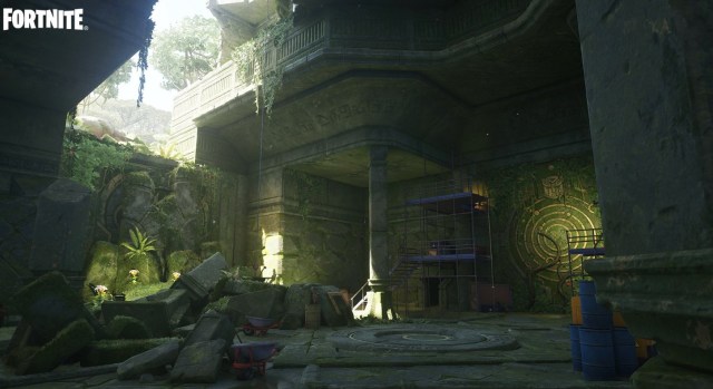 Temple POI in Fortnite