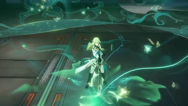 An image of Luocha holding asword.
