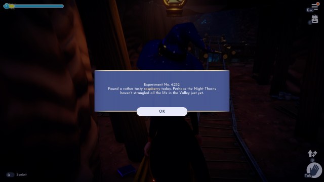 The book sitting in the Vitalys Mines.