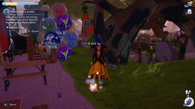 The first page players can obtain for Wall-E's storybook.