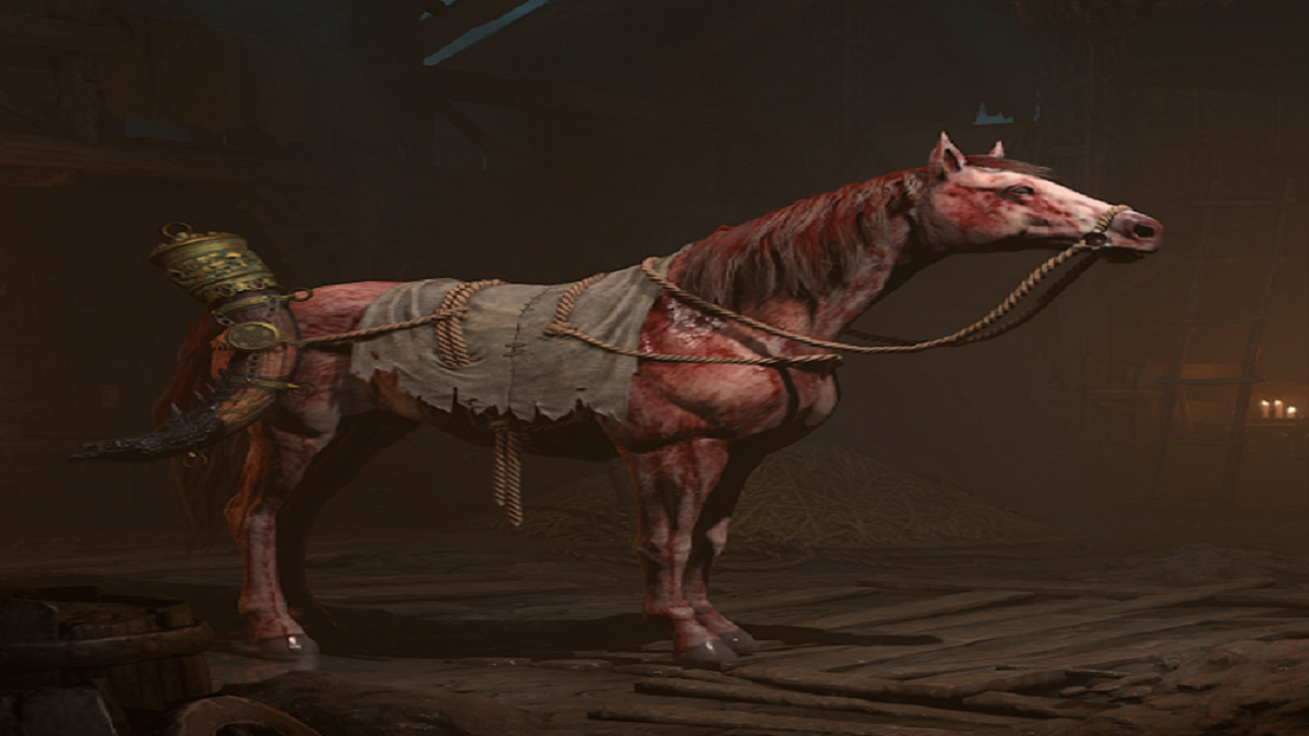 A PvP exclusive mount in Diablo 4: Bloody Steed.