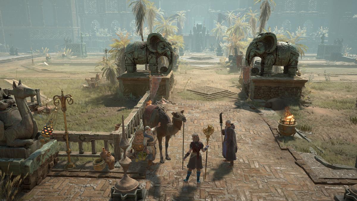 A hidden city in the Dry Steppes region of Diablo 4