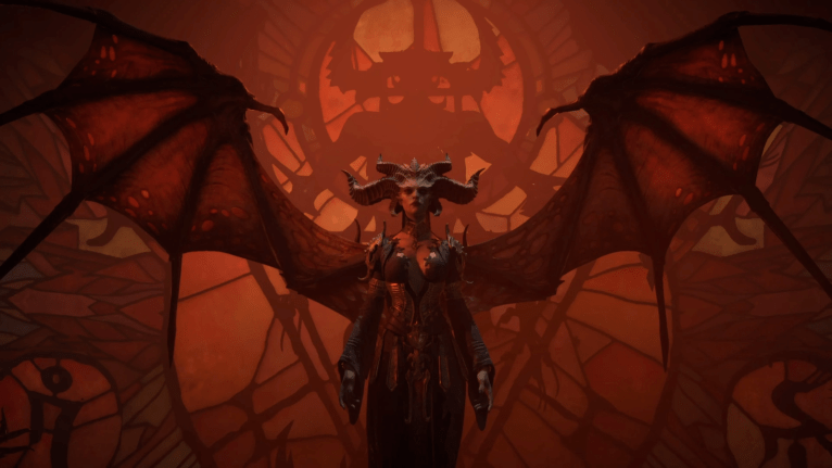 Diablo IV Lilith with wings