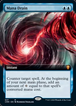 Image of spell through Mana Drain Commander Legends MTG set