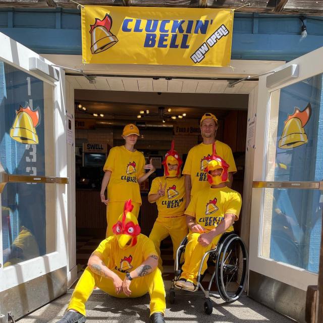 A food company in California opened a Cluckin' Bell restaurant for the San Diego Comic-Con in 2022.