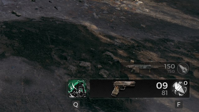 Remnant 2 weapon HUD and mod prompt