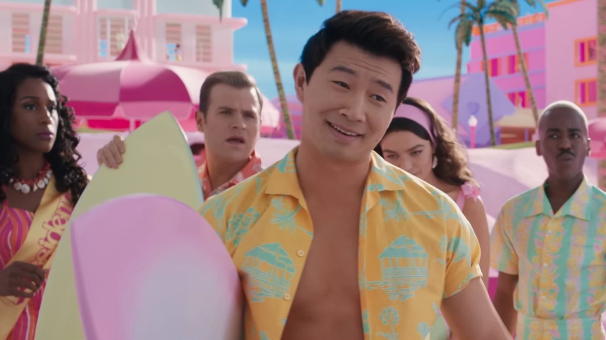 Simu Liu in a trailer for Barbie.