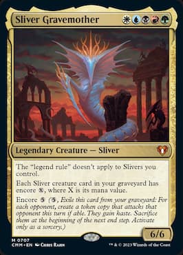 Image of Sliver Gravemother in Commander Masters Sliver Swarm Precon deck