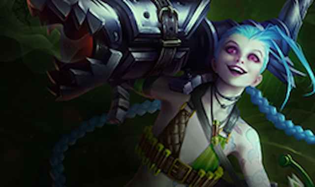 Image of Jinx skin in TFT Set Nine