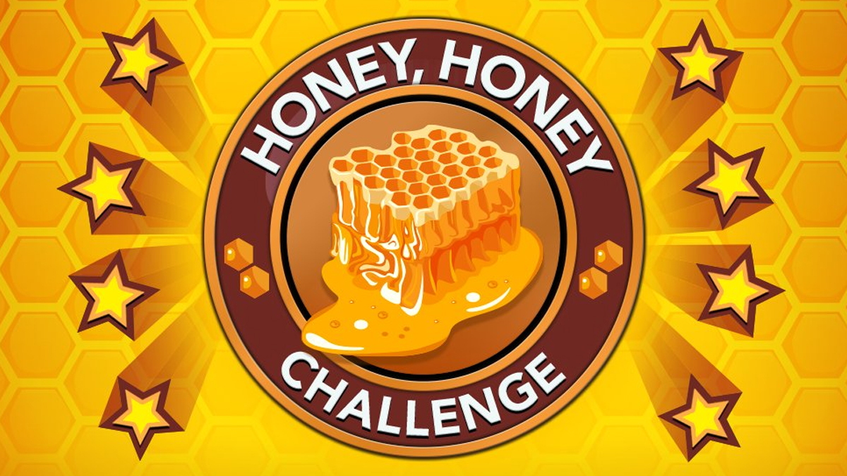 The Honey, Honey Challenge Logo in Bitlife