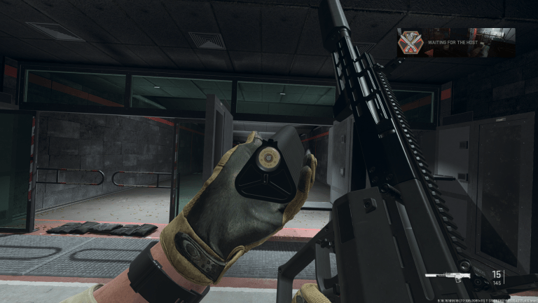 The MX Guardian shotgun being inspected in the Firing Range in Call of Duty: Warzone.