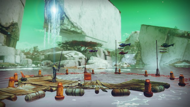 Nessus fishing spot in Destiny 2.