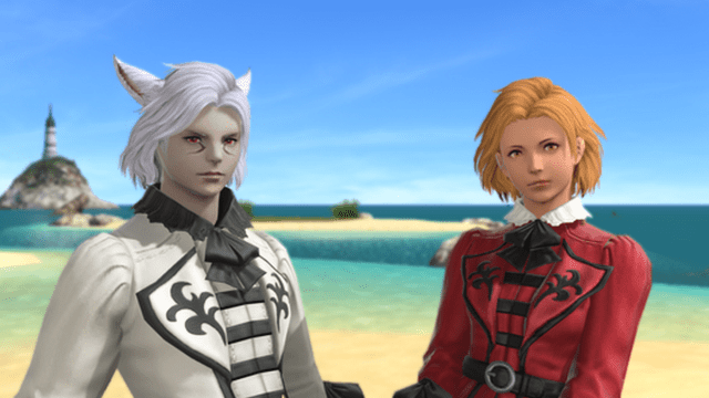 Two characters with the Ambitious Ends hairstyle.