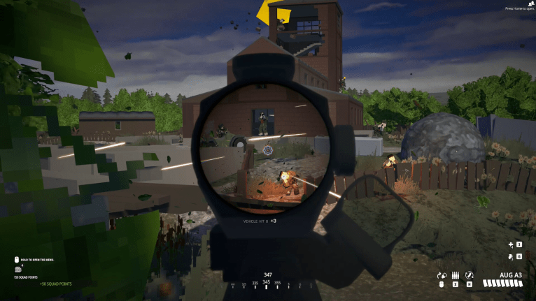 Aiming down scope in BattleBit Remastered