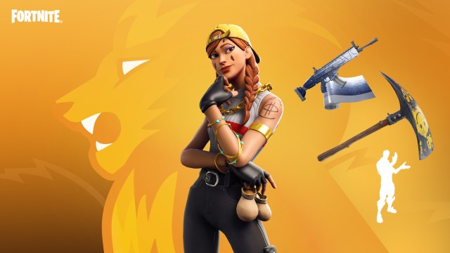 Aura Sweaty Fortnite Skin