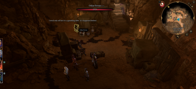 Image displays the NPCs of Zhentarim Hideout in Baldur's Gate 3.