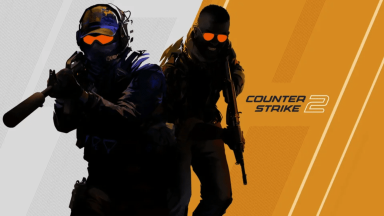 One Counter-Terrorist and one Terrorist side by side next to Counter-Strike 2's logo.