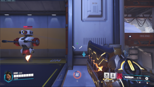 Crosshair against a wall Illari Overwatch 2