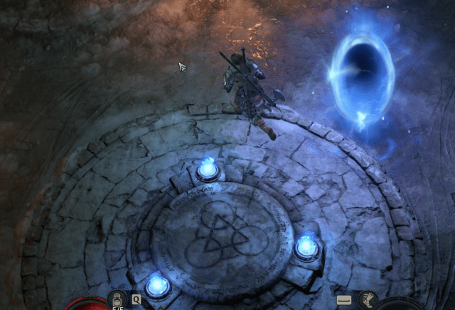 Diablo 4 Teleporting Portal