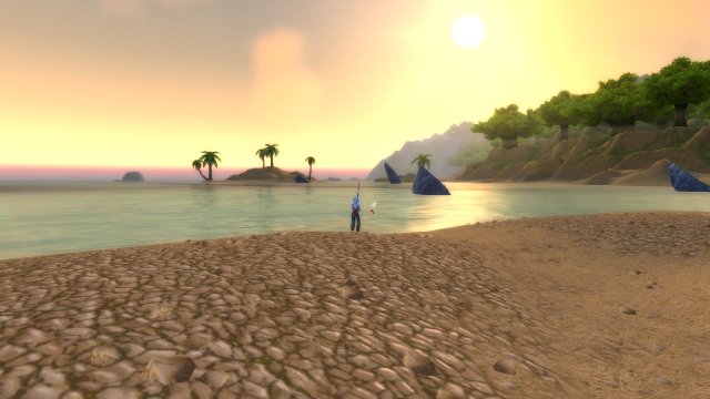 Zandalari Troll fishing in Stranglethorn Vale