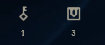 A screenshot from LoL showing the number of Keys and Hextech Chests a person has in their inventory.