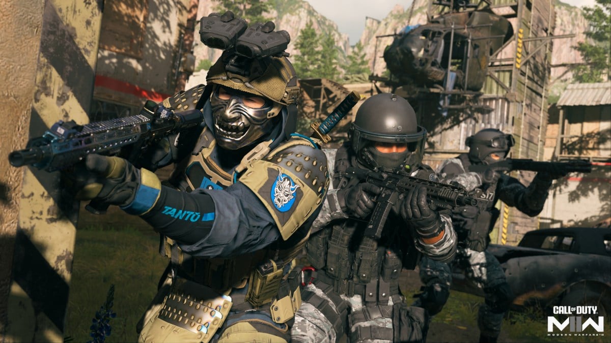 Call of Duty operators squad up in battle.