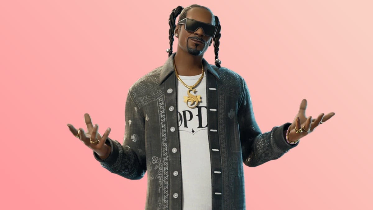 snoop dogg against a pink background