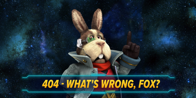 The image shows a brown and white rabbit and the phrase