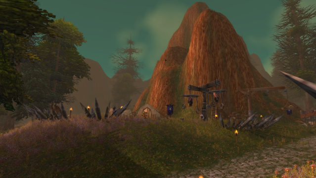 A WoW screenshot of the Bulwark in Tirisfal Glades, WoW Classic