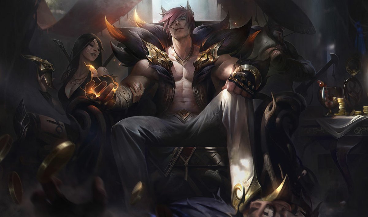 Sett's base splash art in League of Legends