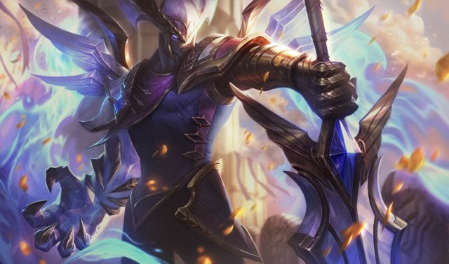 Victorious Aatrox splash art league of legends