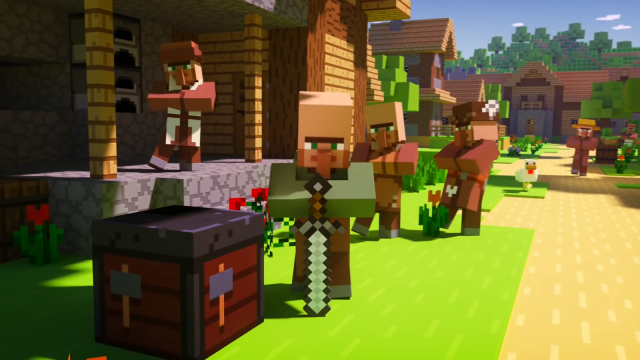 Villagers in Minecraft