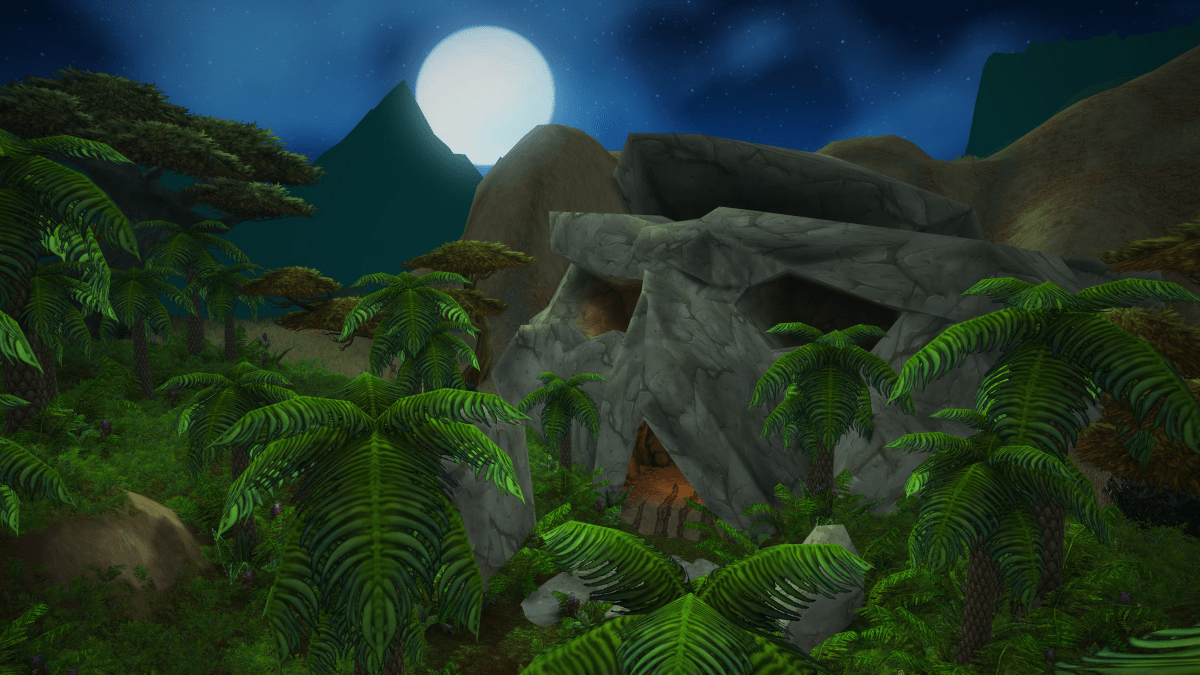 Entrance to Wailing Caverns in WoW Classic