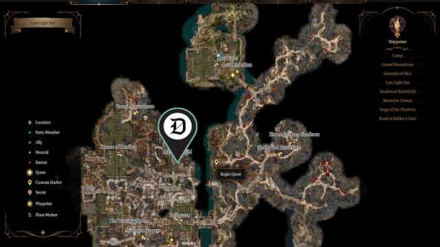 How to find the Mason's Guild in Baldur's Gate 3