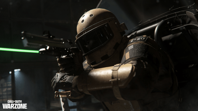 An image of an operator with a pistol in Call of Duty's DMZ mode.