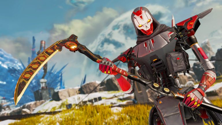 Apex Legends screenshot of Revenant Reborn with a scythe